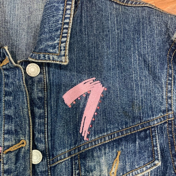 Seven7 jeans women’s Denim jacket size large - Picture 5 of 9